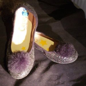 Holiday black ballet flats